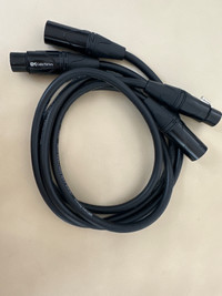 High quality microphone cables 10 feet- 2x