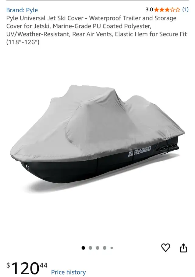 Pyle Universal Jet Ski Cover in Other in Ottawa - Image 2