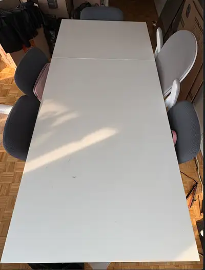 URGENT SALE Extendable Dining Table + 4 Chairs, View more