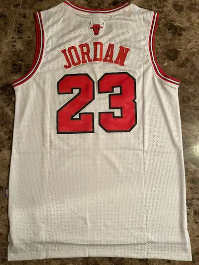 Michael Jordan #23 custom pro-style jersey. Brand new, never worn. Size Large. Perfect to wear or di...