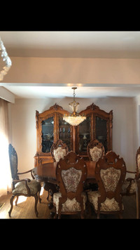 Rare Baroque Antique Otnate Dining room set 