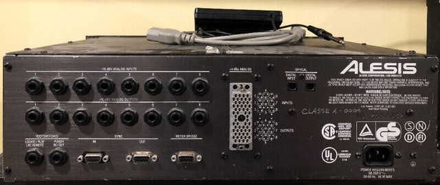 8 track ADAT Recorder Alesis, LRC switch dans Matériel audio professionnel  à Longueuil/Rive Sud - Image 2