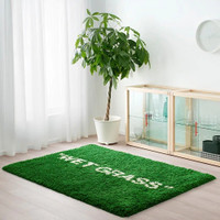 STOENSE rug, low pile, off-white, 4'3 - IKEA