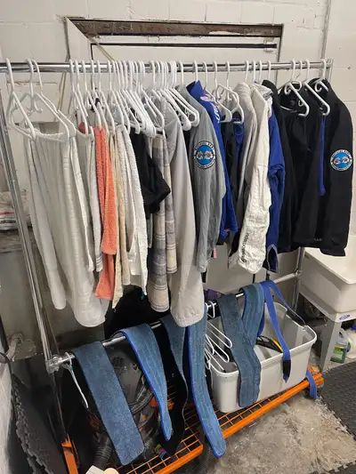 Industrial clothe rack 