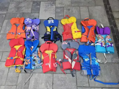 Assorted Youth Life Jackets , View more