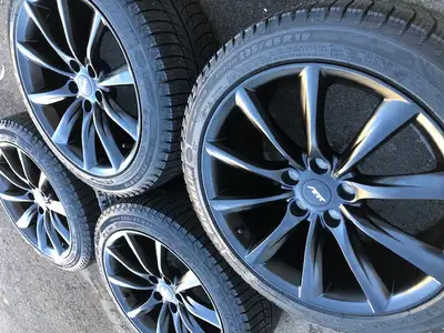 NEW 18"TESLA Model 3 reps(5x114)+235/45/R18 Pirelli WinterSotto3 Set of four Brand New 18 inch DAI R...