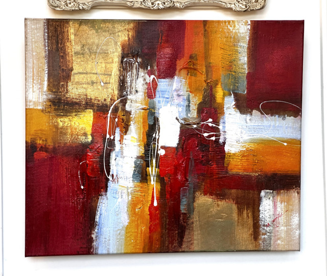 ABSTRACT MIXED MEDIA PAINTING BY M. DOYLE. in Arts & Collectibles in Mississauga / Peel Region