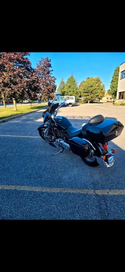 1998 Honda Shadow 1100. New brake pads, clutch disc's, rear shocks. Bike sold as is with new battery...