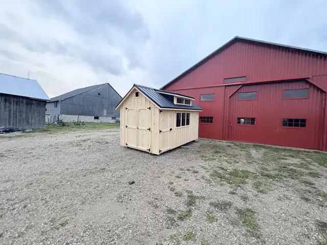 8x14 shed with dormer WINTER PRICING STILL! in Outdoor Tools & Storage in Owen Sound - Image 5