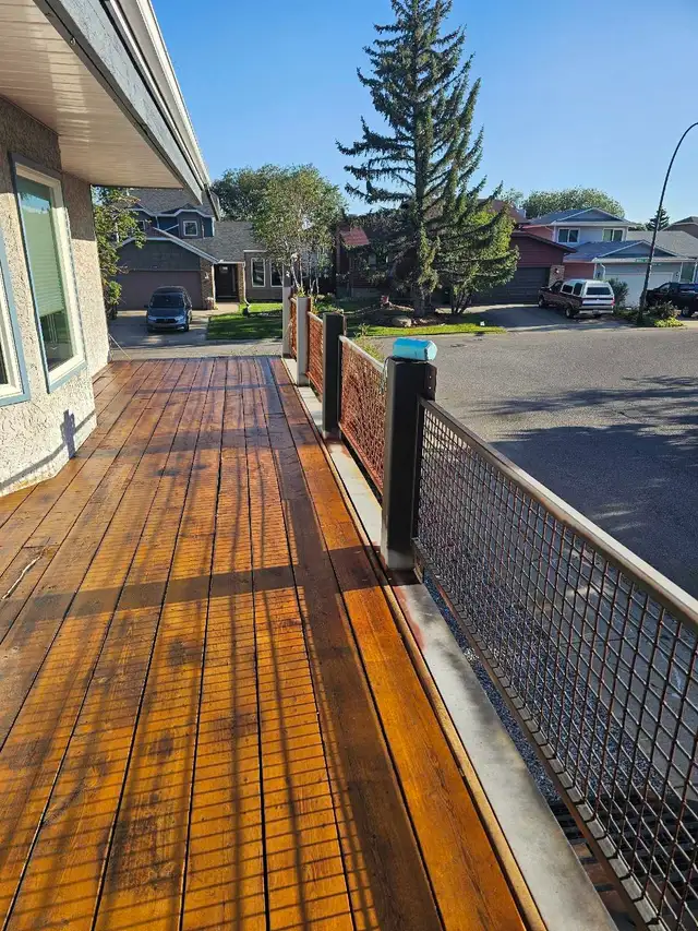 Skidsteer and Brains in Fence, Deck, Railing & Siding in Calgary - Image 8