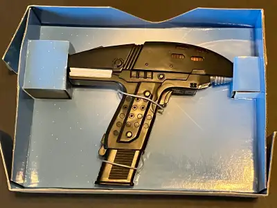 Star Trek Starfleet Phaser, a collector's edition No. 006504, as seen in Star Trek V and VI Appearan...