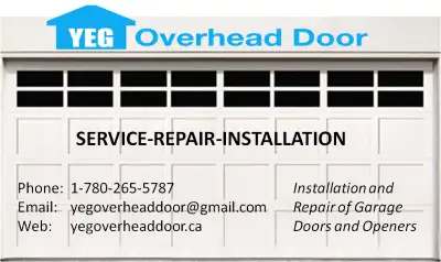 YEG OVERHEAD DOOR • SERVICE• REPAIR• INSTALLATION, View more