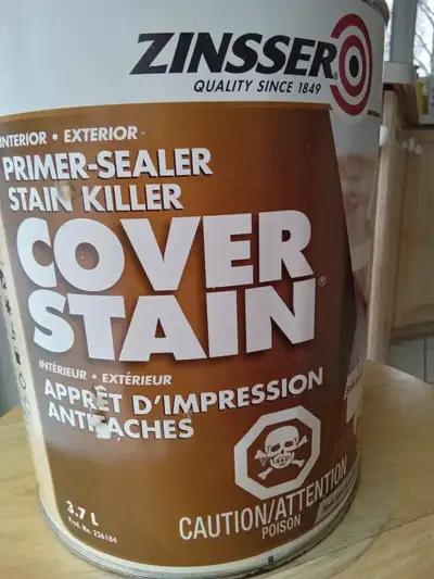 ZINSSER peinture apprêt d'impression anti taches 3.7 l  int/ext, View more