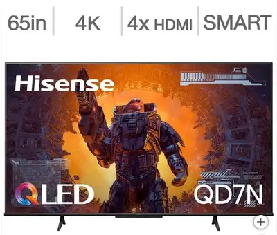 Télévision QLED 65'' 65QD7N 4K UHD HDR 144Hz GOOGLE TV Hisense, View more