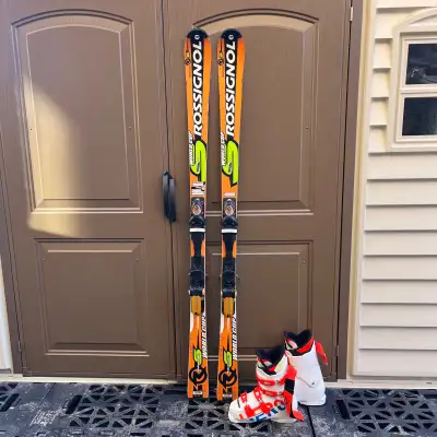 167 Rossignol ski After waxing and sharpening Boots I have size 23.5,24.5,25.5 ,26.5,27.5,28.5,29.5,...