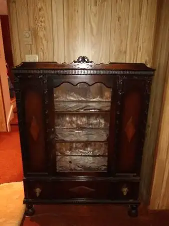 Gorgeous Walnut Antique Buffet Walnut, View more