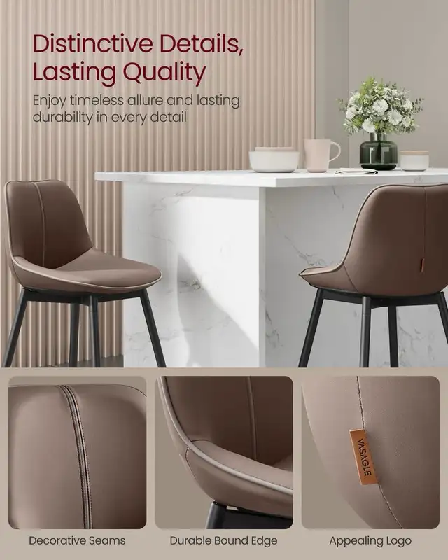 Counter Height Bar Stool with Back in Chairs & Recliners in Markham / York Region - Image 9
