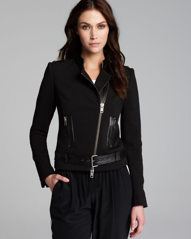 Rachel Zoe Blazer Jacket Freda Leather Trim Size M in Women's - Tops & Outerwear in City of Toronto
