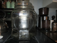 LARGE Antique Glass Candy Store Display Apothecary Jar No Lid