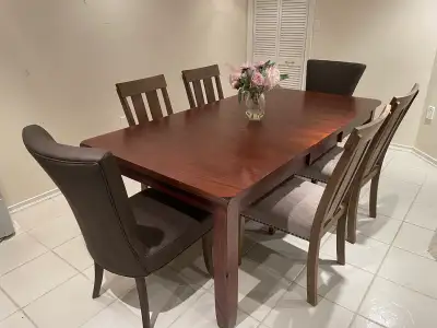 New dining table and 6 chairs , View more