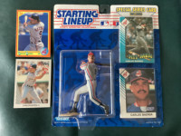 Carlos Baerga Cleveland Indians 1993 Starting Lineup +2 RC Cards