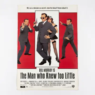 Own a piece of cinematic history with this original movie poster for 'The Man Who Knew Too Little,'...