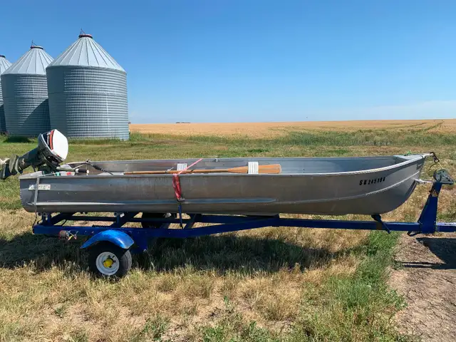 Sea Nymph 14 ft Aluminum Boat in Powerboats & Motorboats in Moose Jaw - Image 2