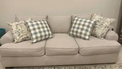 ️ Leon’s Sofa – Modern Beige – Must Sell!, View more