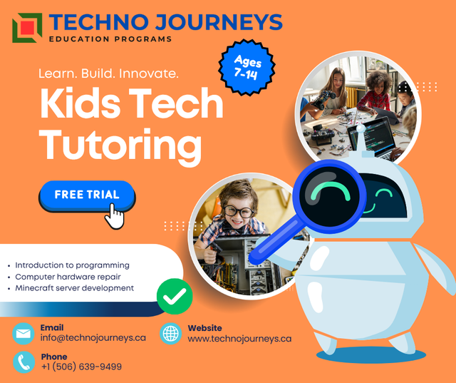 Kids Tech Tutoring: Coding, computer repair, and more414910690991820800