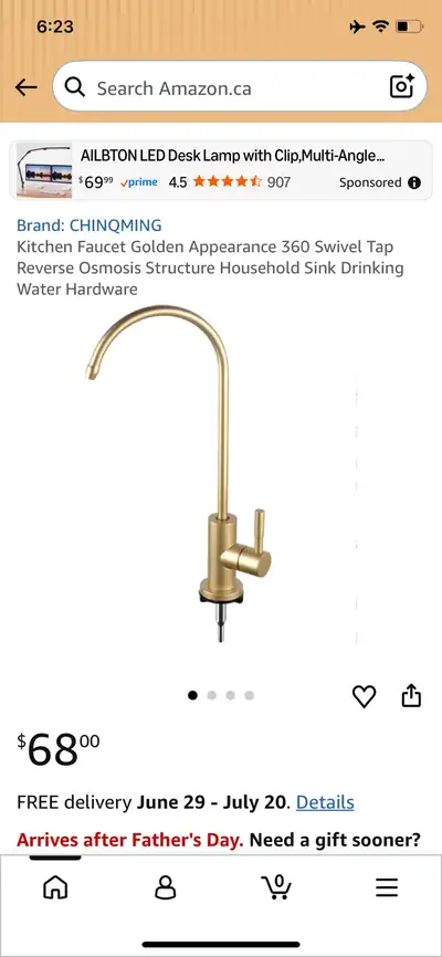 New CHINQMING Kitchen Faucet, View more