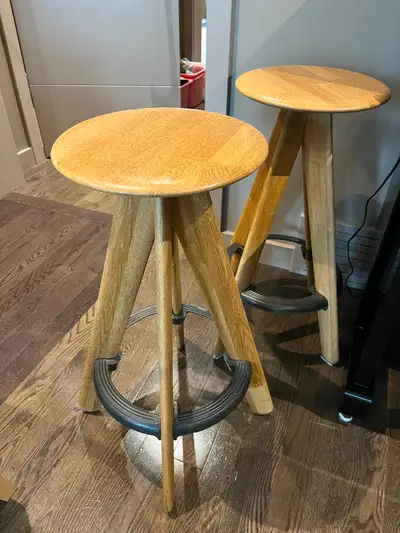 Authentic Tom Dixon Slab Bar Stool – Excellent Condition, View more