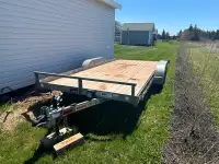 18 ft galvanized LWL trailer