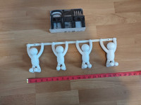 SMALL Plastic Wall Hooks (x2)