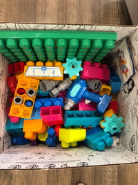 Big box of Mega Blocks for toddler 