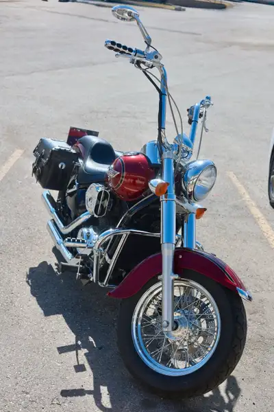 For sale is a 2001 Kawasaki Vulcan 800 Classic, a cruiser-style motorcycle known for its reliable pe...