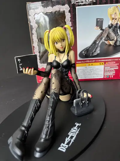 Anime figure, Death Note Misa Amane Figure 1/6 Black Moe Art Collection Limited Only displayed at ho...