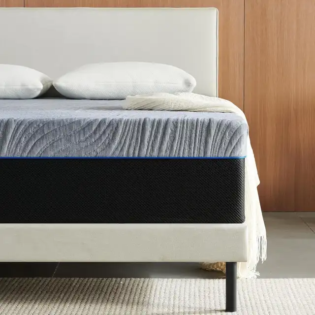 Rilelola 6 Inch Twin Mattress, Medium Firm Mattresses, 39x75x6" in Beds & Mattresses in City of Montréal - Image 2