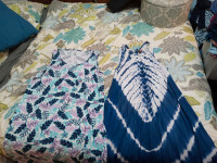 2 new ladies dresses warm once $15 for both xlrge