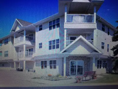 Regina Beach condo for sale 3 blocks from the beach 2 bedroom 2 bath unit 1st level, ground level is...