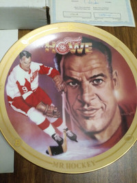 NHL Gordie Howe Vintage Collector Plate 8 1/2"
