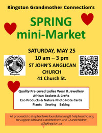 Kingston Grandmother Connection's Spring mini-Market