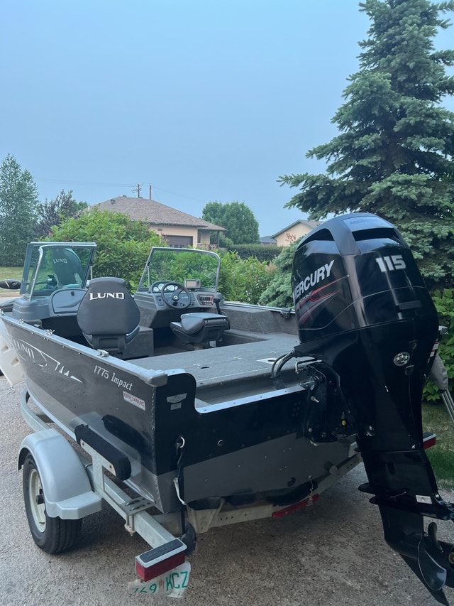 2013 Lund 1775 Impact with 115 mercury outboard for sale Powerboats