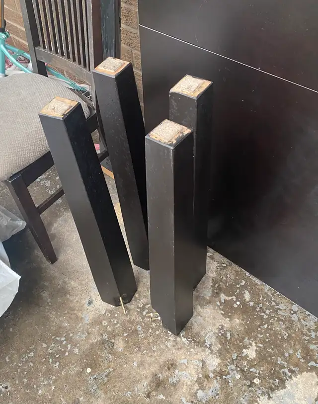 Dark Brown Foldable Table Top and Legs63848995318915124