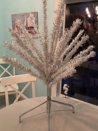 Vintage Christmas Tinsel Tree, View more