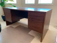 DESK with 2 smaller drawers and 2  file drawer