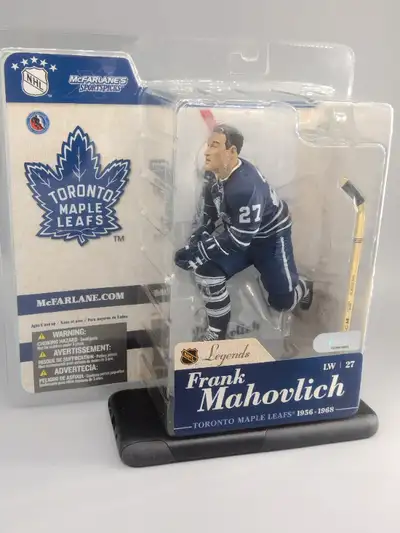 Toronto Maple Leafs McFarland Figures: Mats Sundin Series 9 chase $35.00 Mats Sundin regular $25.00...
