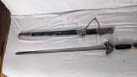 Chinese sword wall hanger