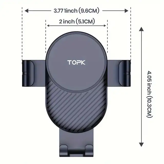 TOPK Phone holder for car in Cell Phone Accessories in City of Toronto - Image 7