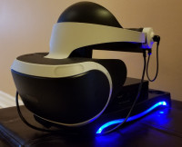 Sony PlayStationVR Headset Bundle with docking station and games
