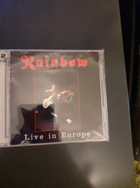 RAINBOW LIVE IN EUROPE 2 CD SET ! BRAND NEW ! RARE !